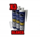 PACK 3 SILICONA BLANCA BAÑO COCINA CERÁMICA VIDRIOS 280ML